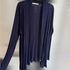 Active USA Navy Open Front Cardigan
